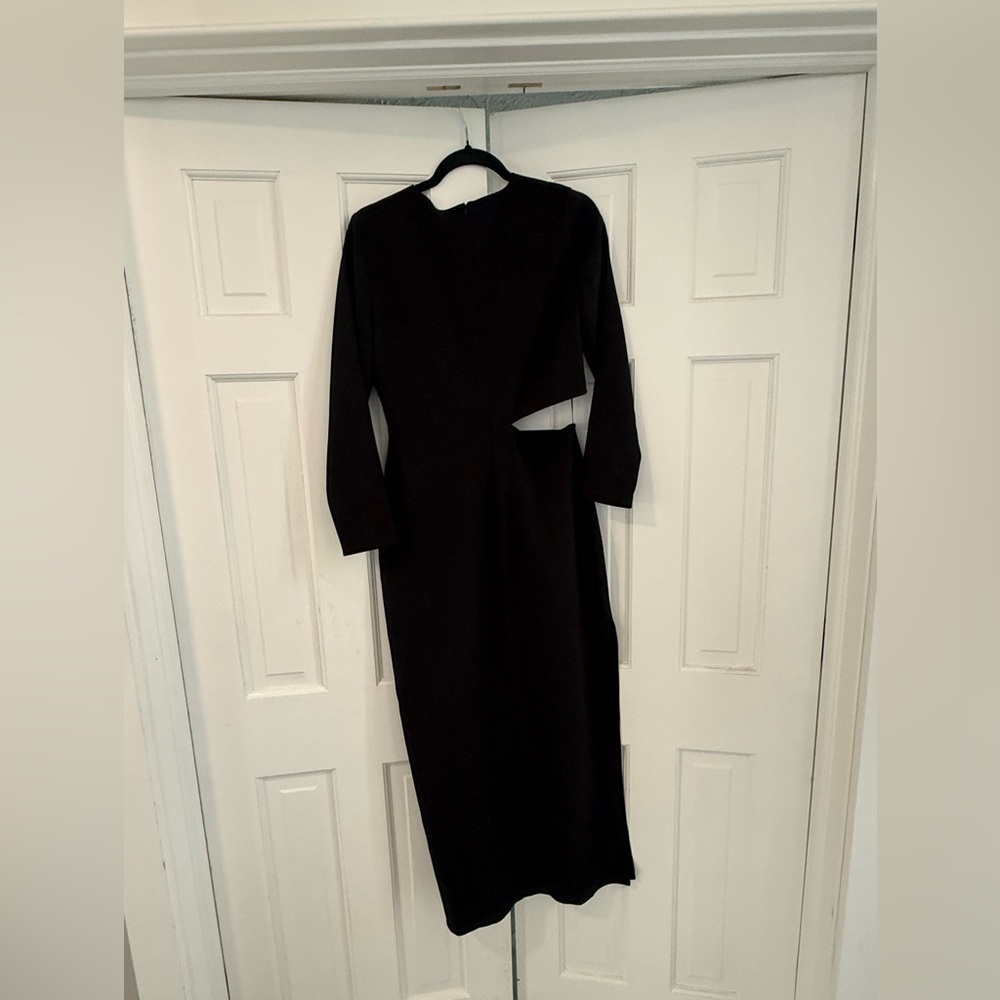Zara Black Long Sleeve Dress
